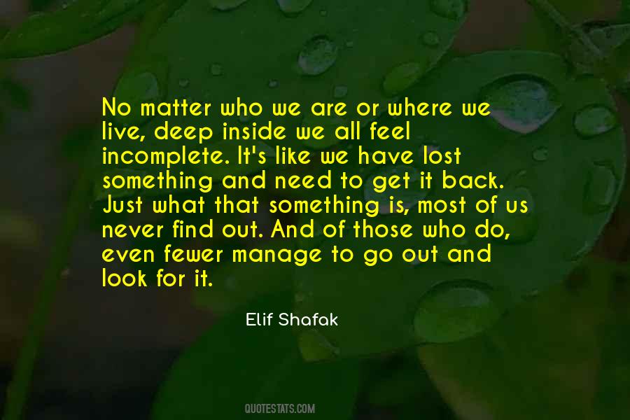 Deep Inside Quotes #1124944