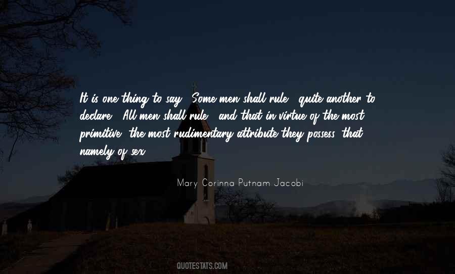 Quotes About Male Dominance #1122785
