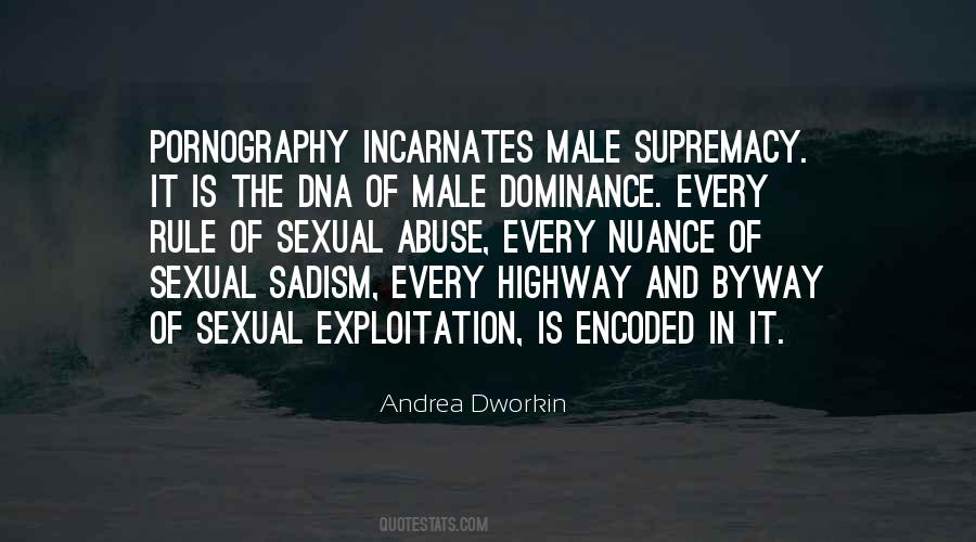 Quotes About Male Dominance #1547941