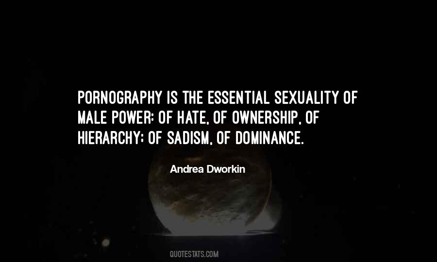 Quotes About Male Dominance #988745