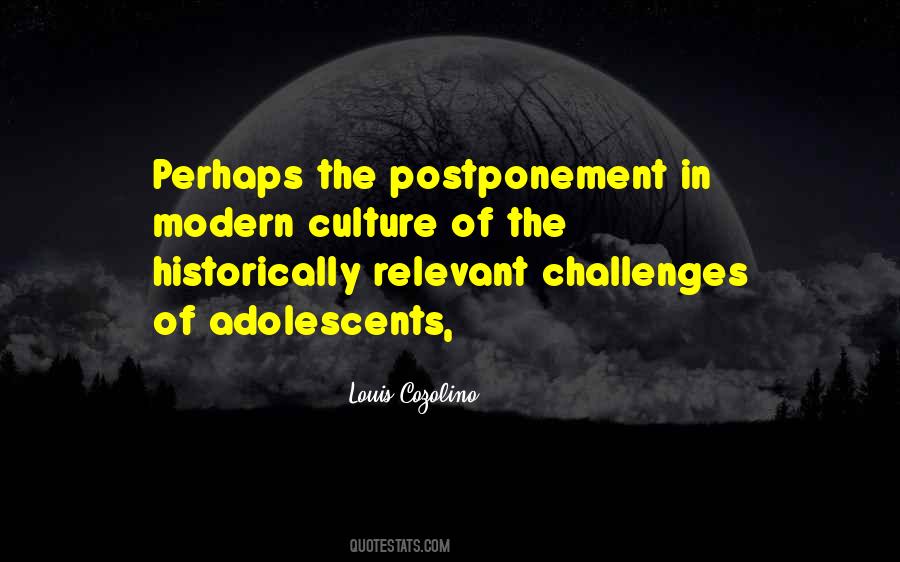 Quotes About Postponement #218183