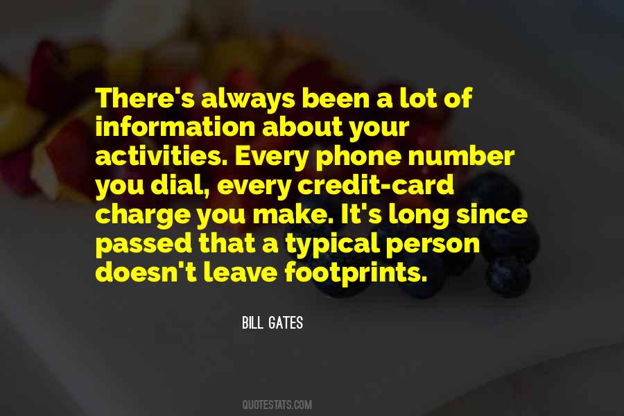 Quotes About Footprints #1016844