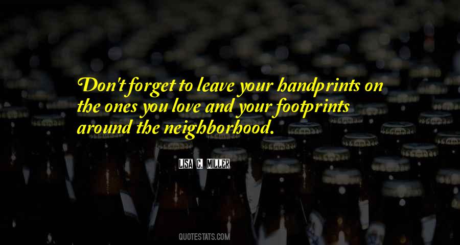 Quotes About Footprints #1222598