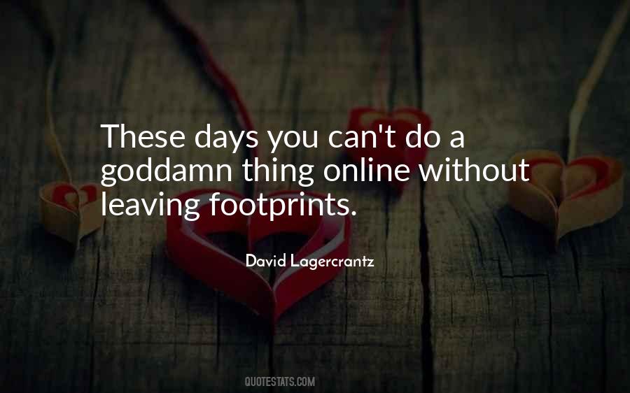 Quotes About Footprints #1804369
