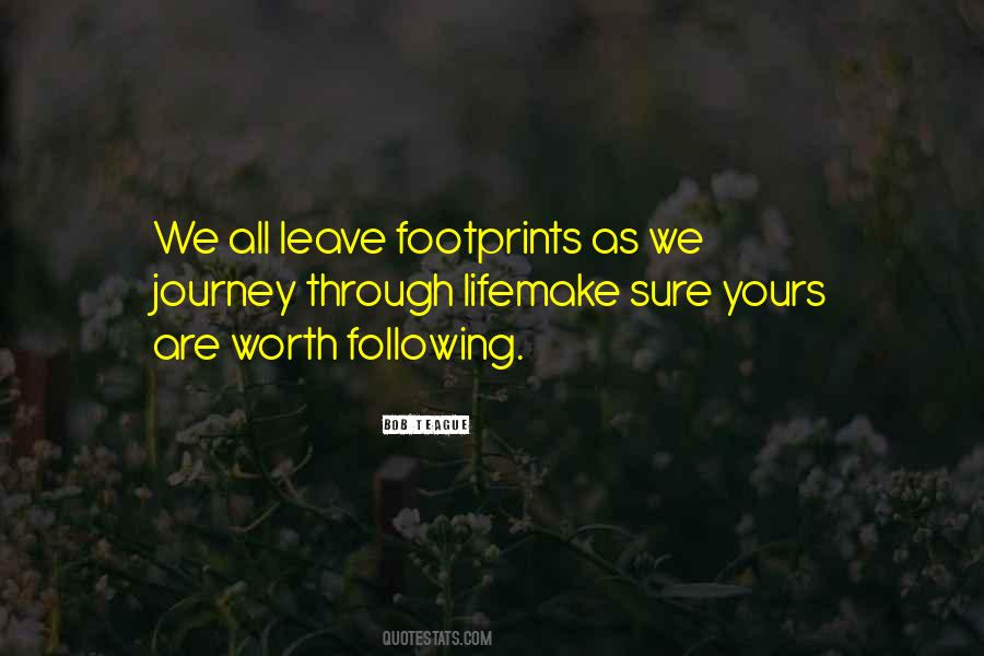 Quotes About Footprints #965714