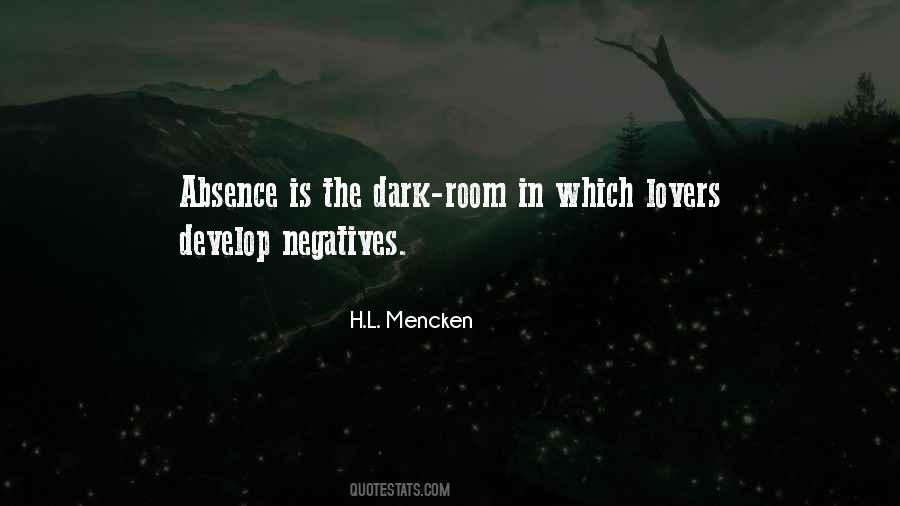 Quotes About Dark Rooms #753766