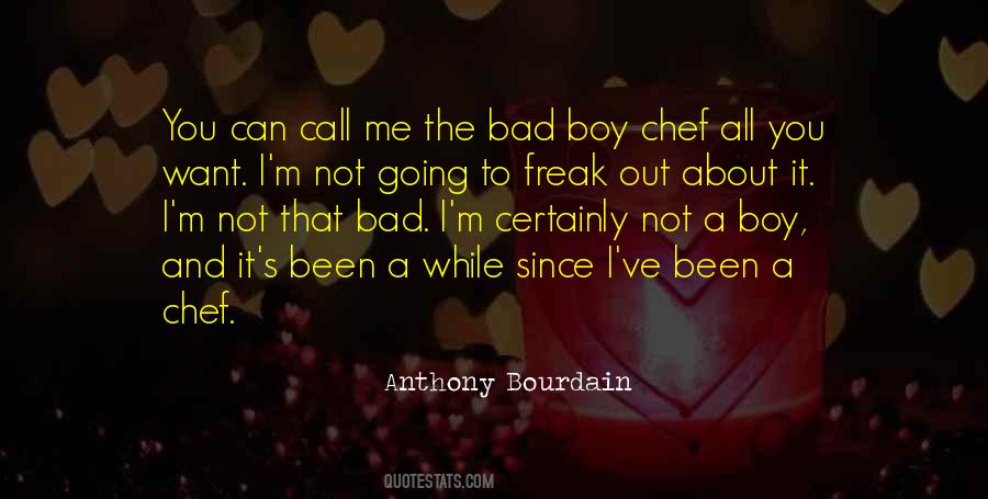 The Bad Boy Quotes #903291