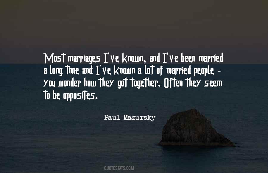 Quotes About Long Marriages #1523420