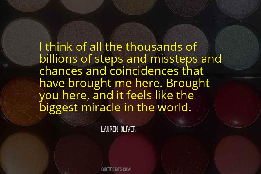 Miracle In Quotes #1008125