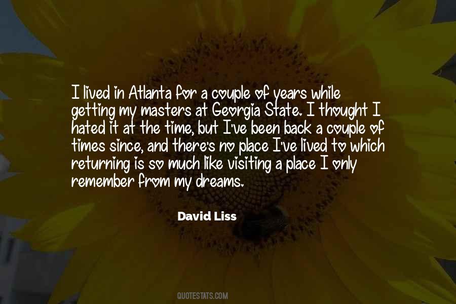 Quotes About Atlanta #628251