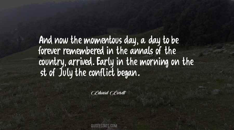 Quotes About July #1024419