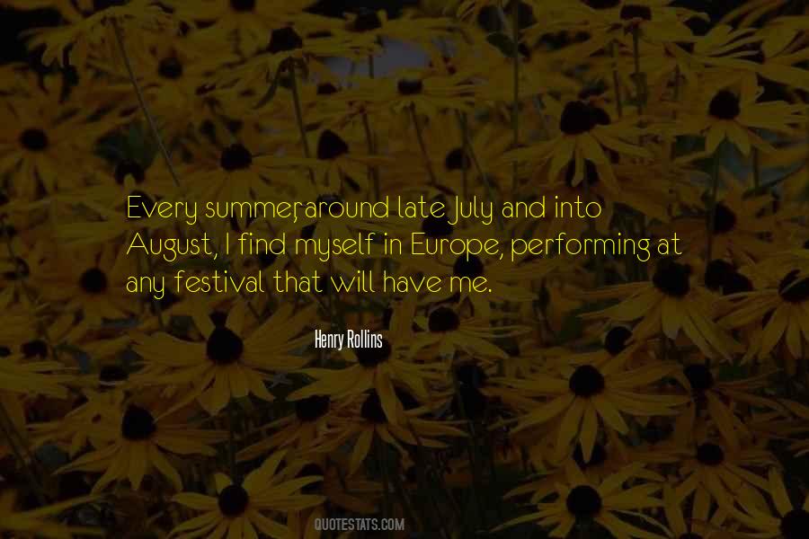 Quotes About July #1245670