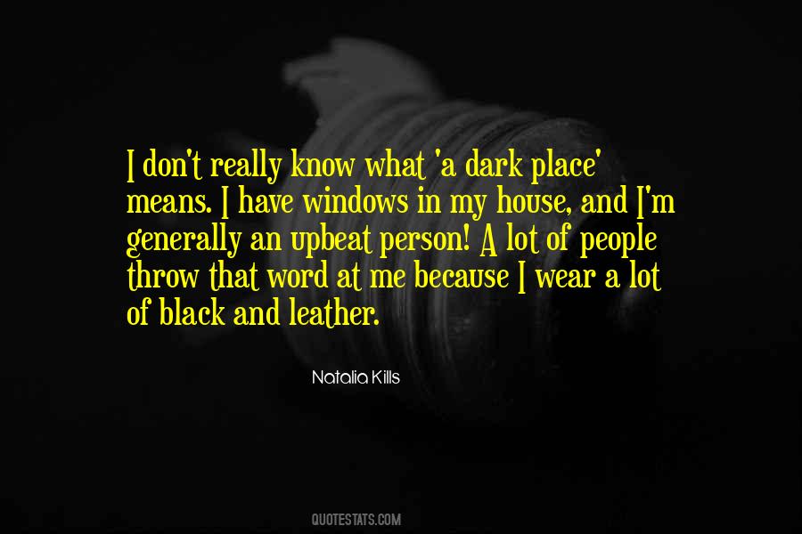 Black Windows Quotes #1317267