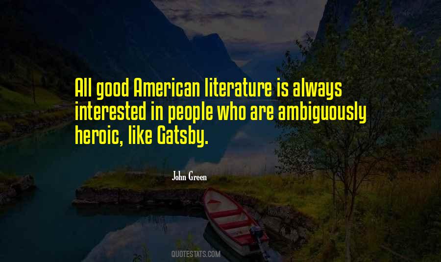 Quotes About American Literature #835641