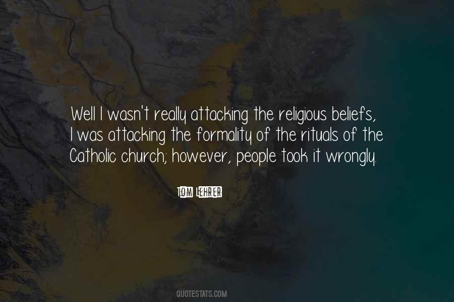 Quotes About People's Beliefs #72461