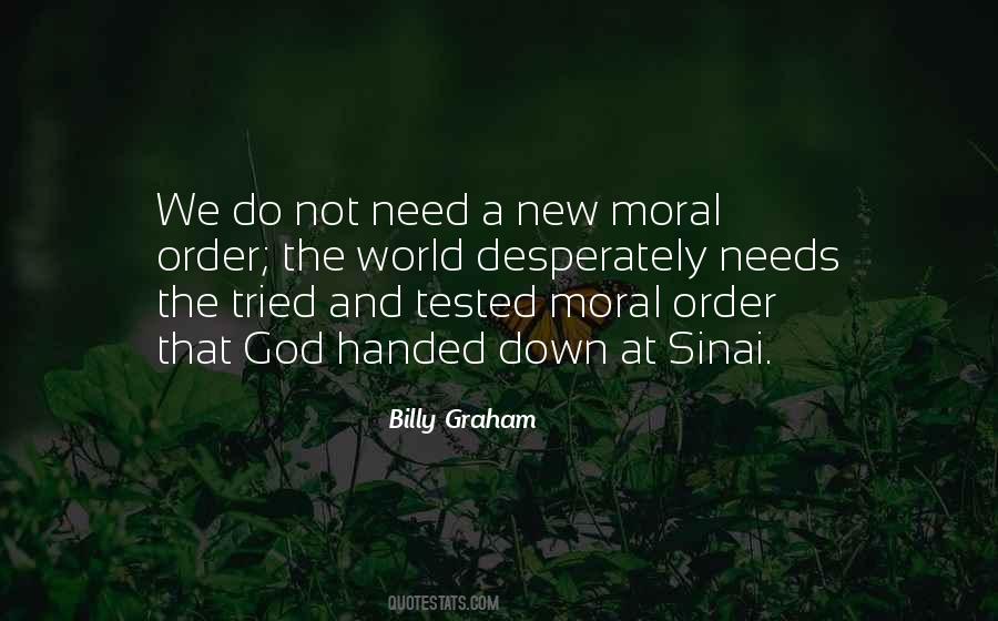 Moral Order Quotes #310524