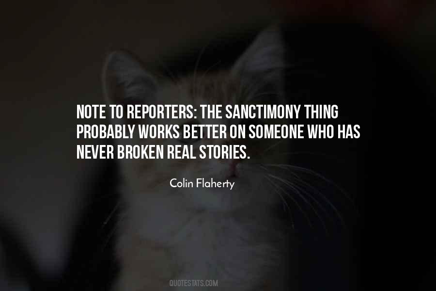 Quotes About Sanctimony #1187460