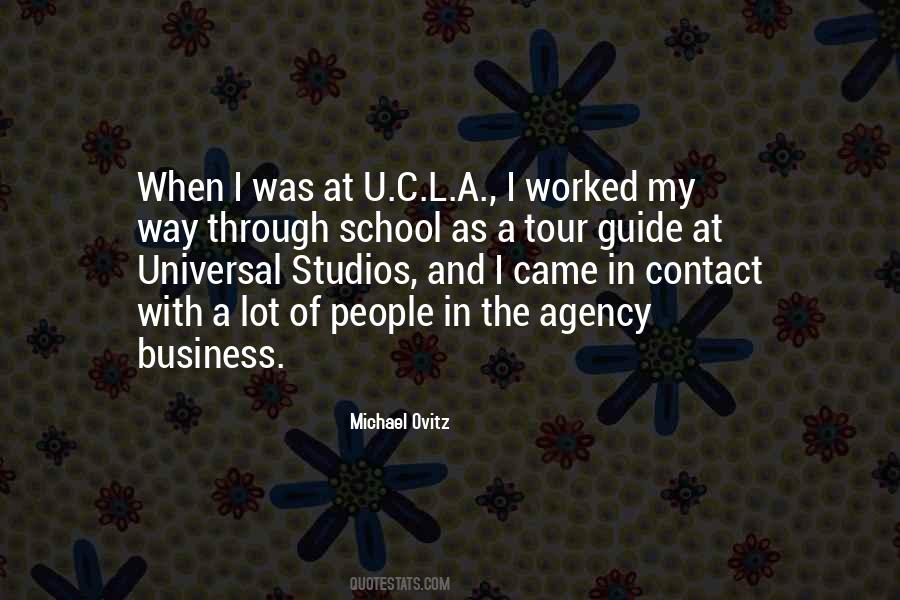 Quotes About Universal Studios #743651