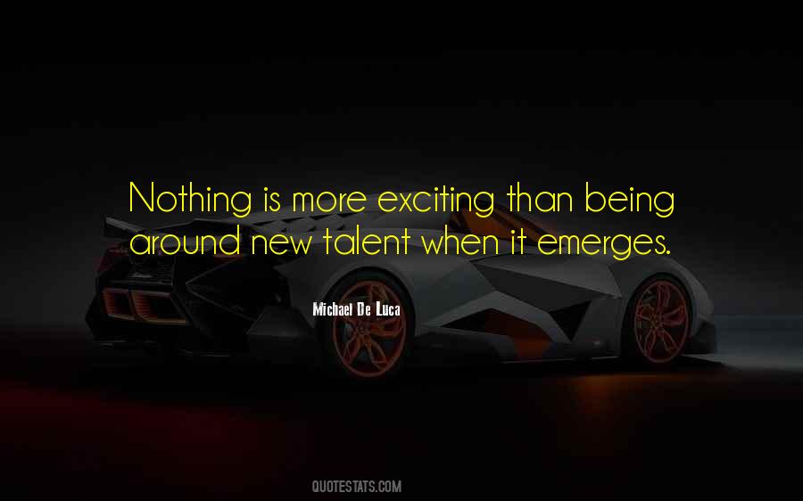 New Talent Quotes #100485