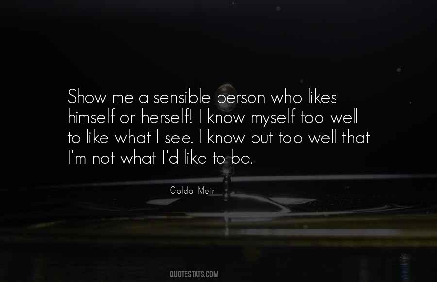 Sensible Person Quotes #1091808