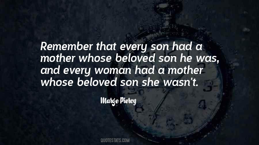 Quotes About A Mother And Son #363117