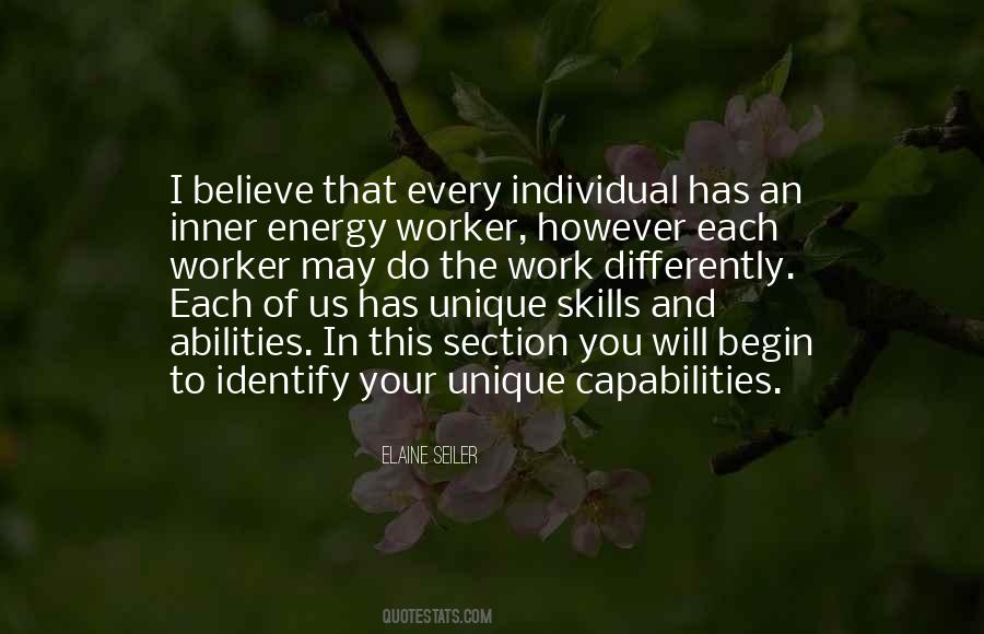 Abilities And Skills Quotes #1816946