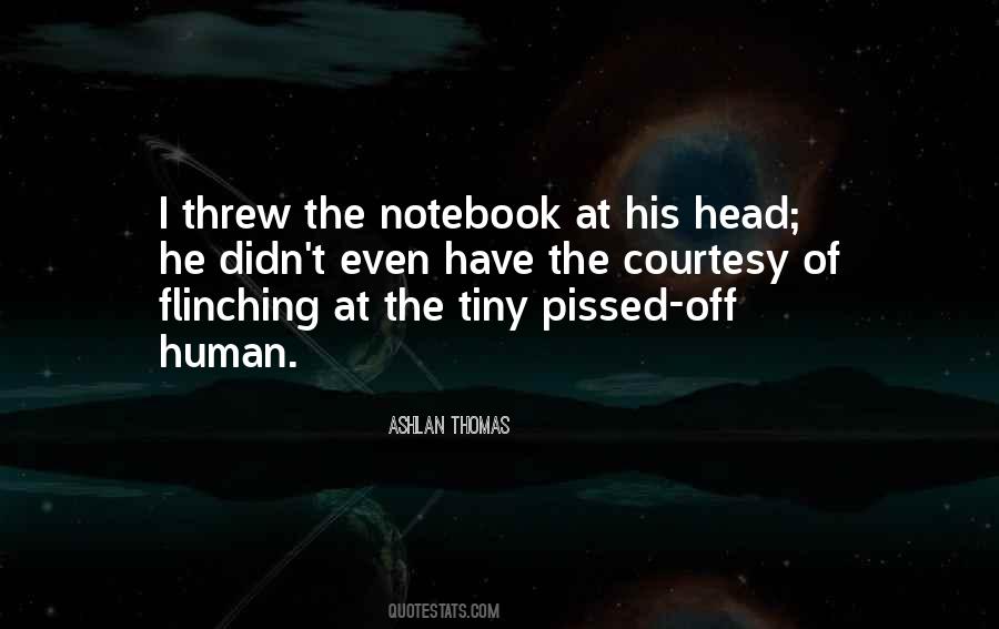 Quotes About Flinching #109026