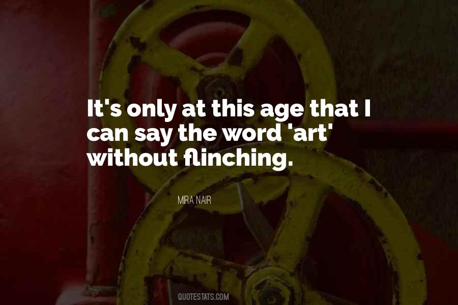 Quotes About Flinching #1338114