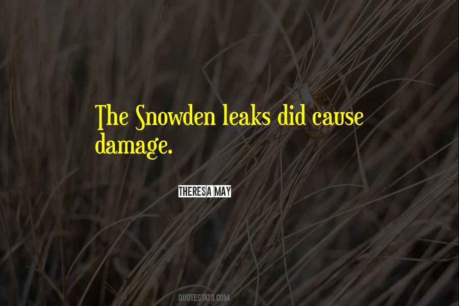 Quotes About Leaks #1445367