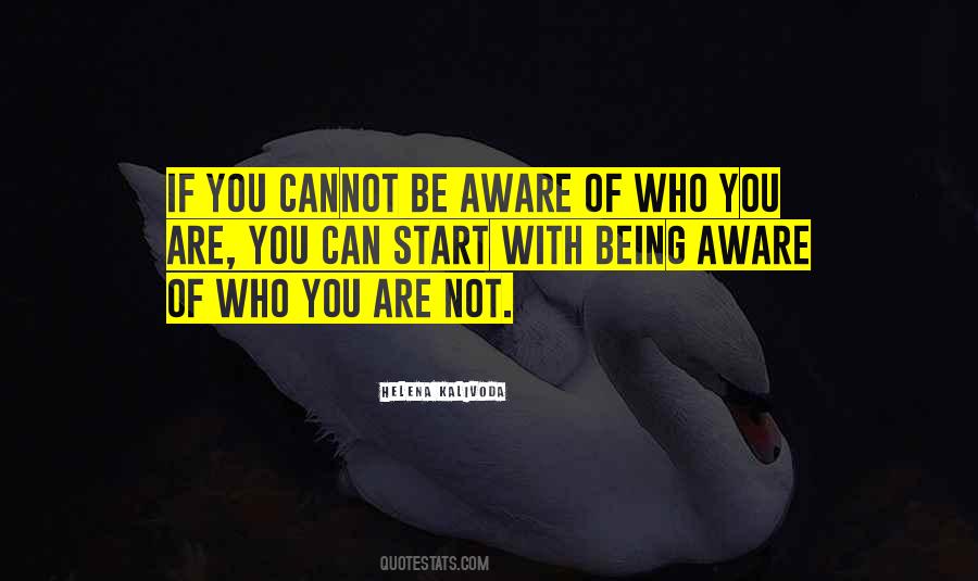 Quotes About Being Who You Are Not #299267