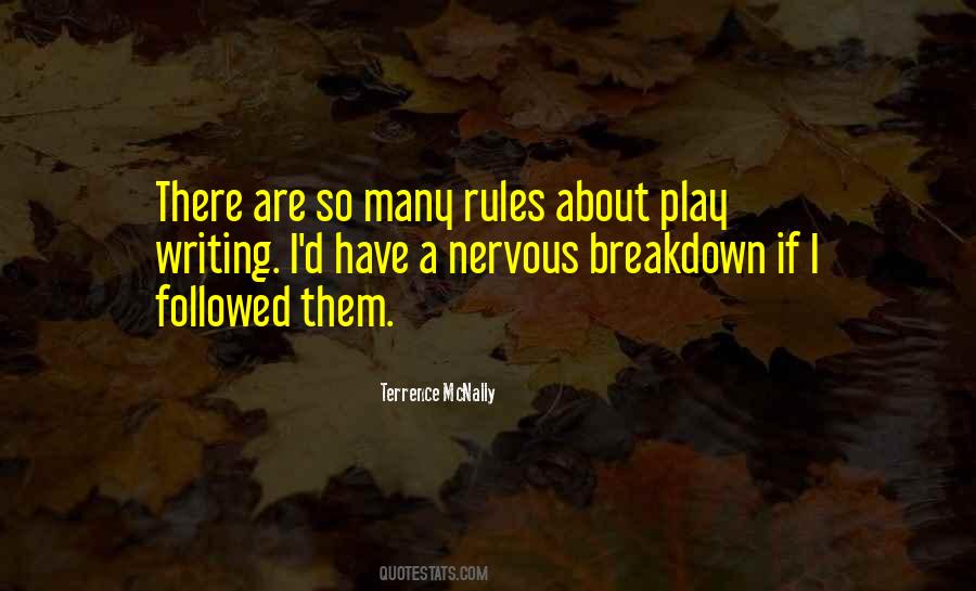 Quotes About Nervous Breakdown #650601