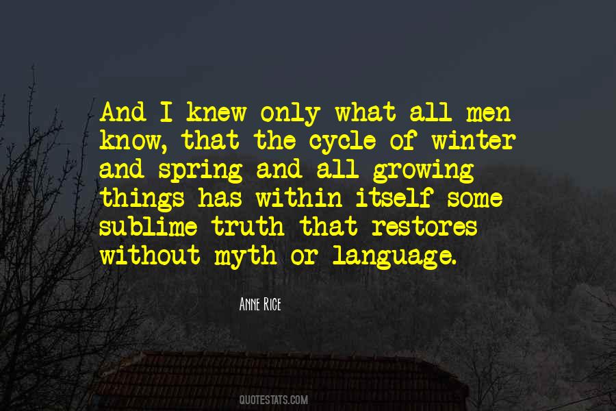 Quotes About Winter And Spring #368782