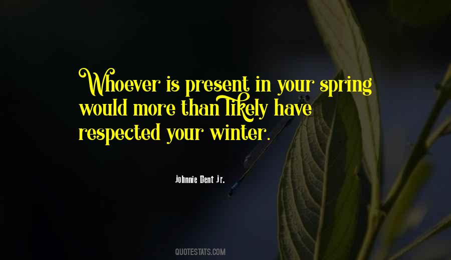 Quotes About Winter And Spring #719956