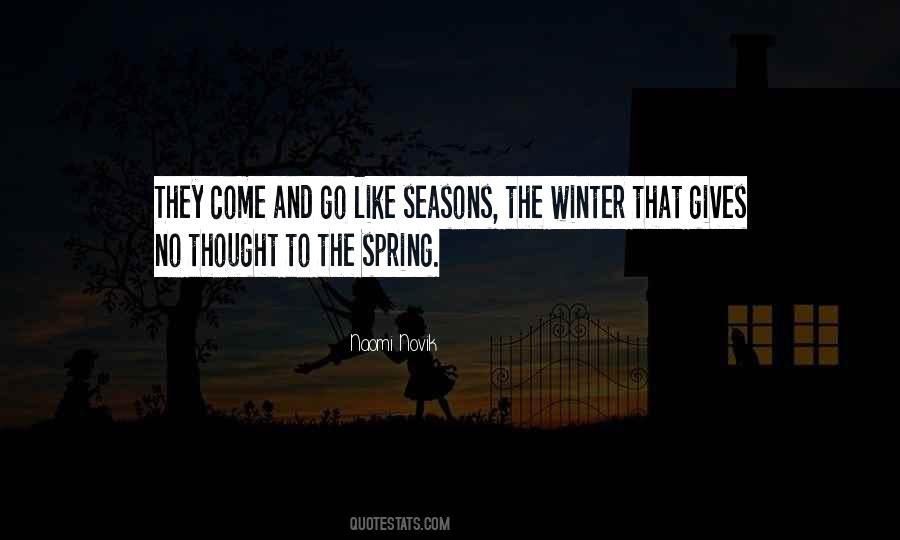 Quotes About Winter And Spring #872331