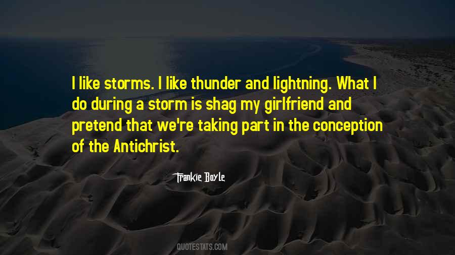 Quotes About Lightning Storms #244289