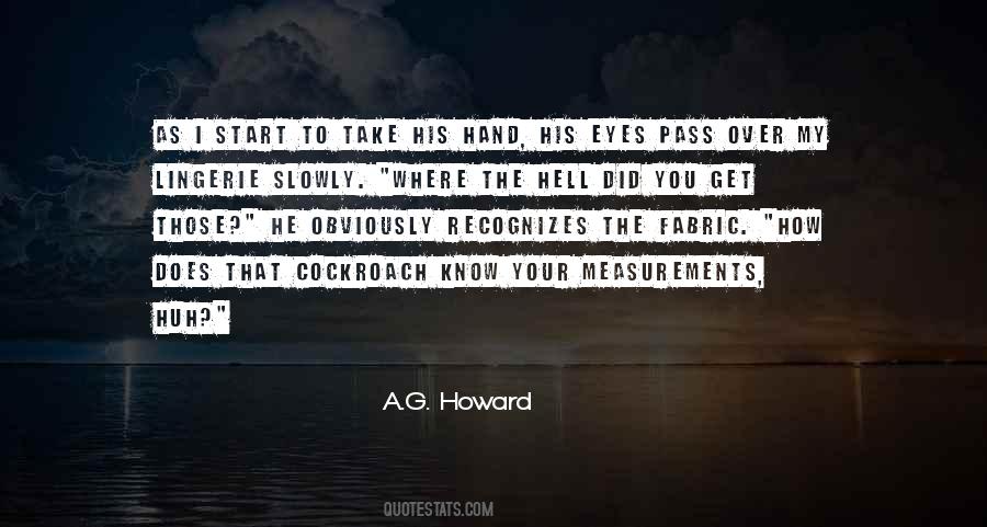 Take His Hand Quotes #1194245