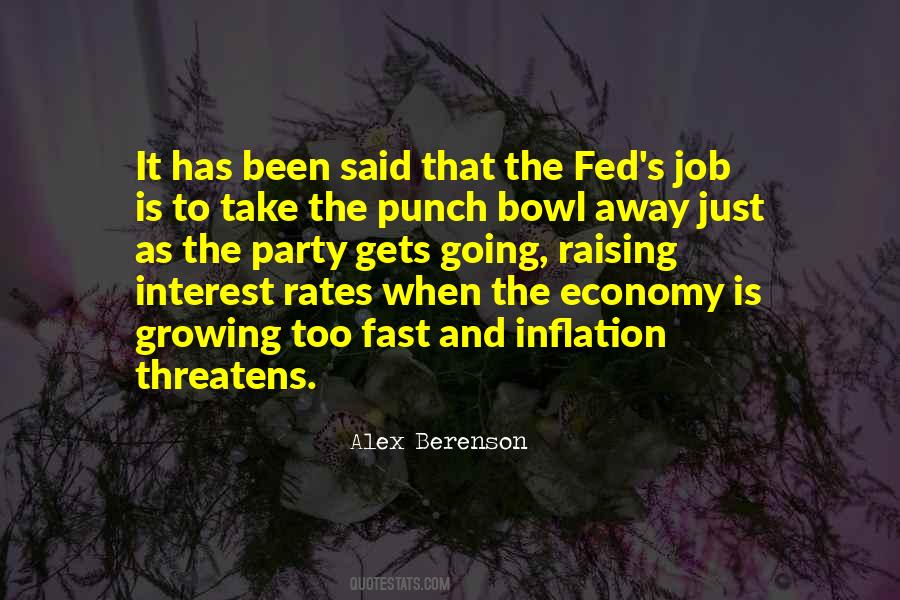 Quotes About Inflation #1142624