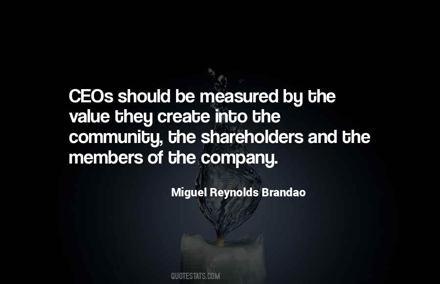 Quotes About Shareholders #1224924