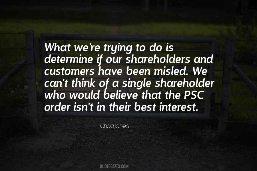 Quotes About Shareholders #1337170
