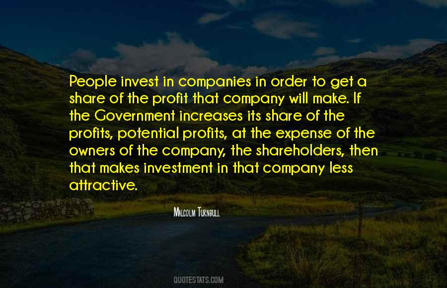 Quotes About Shareholders #181521