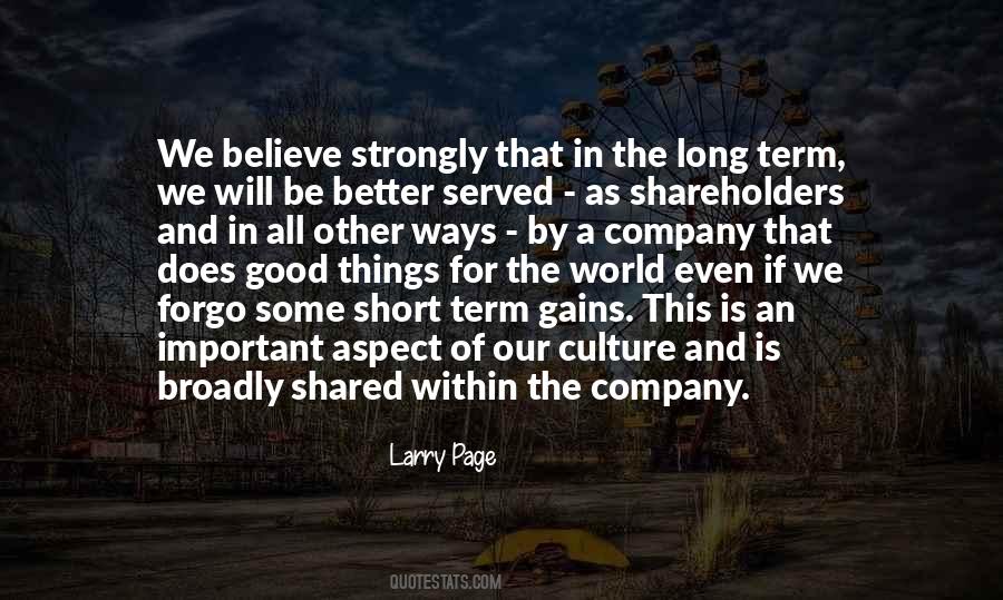 Quotes About Shareholders #751808