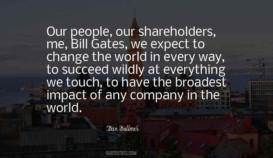 Quotes About Shareholders #894048