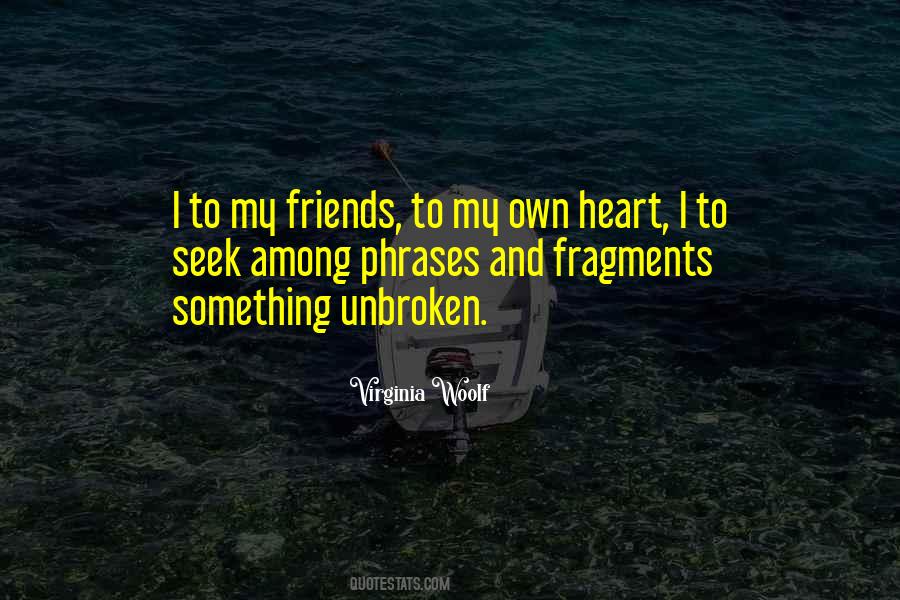 Quotes About Fragments #1147922