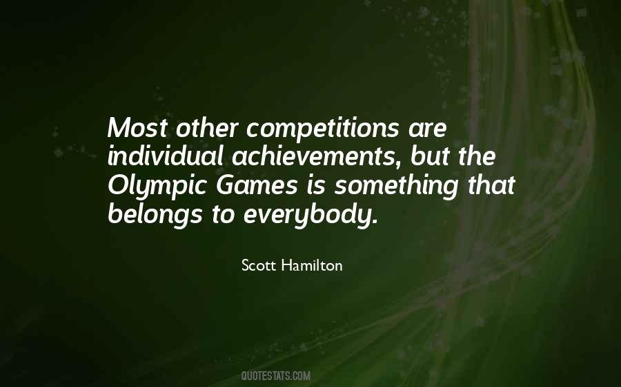 Quotes About Olympic Games #1468244