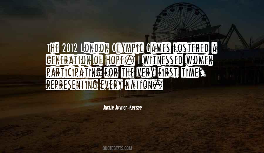 Quotes About Olympic Games #1617096