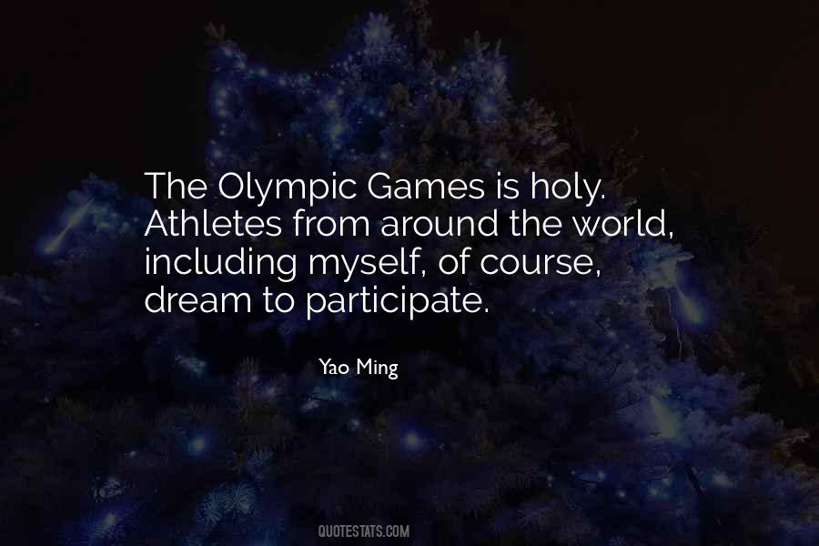 Quotes About Olympic Games #170944