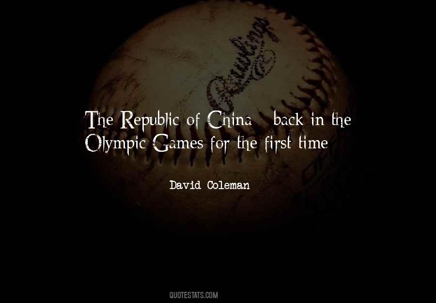Quotes About Olympic Games #393932