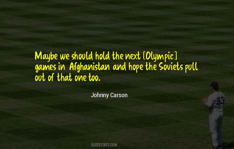 Quotes About Olympic Games #435393