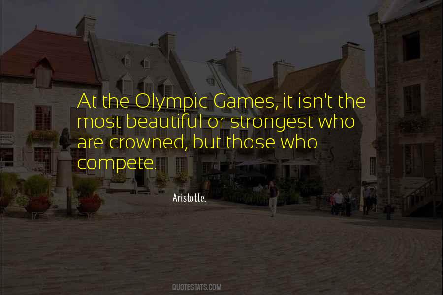 Quotes About Olympic Games #708787