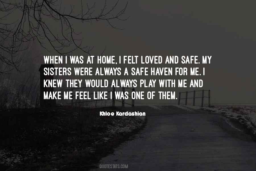 Quotes About A Safe Haven #13100